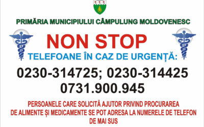 Coronavirus – Informări și măsuri luate la nivelul autorităților locale